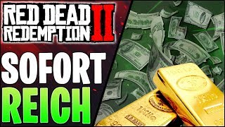 1500  in GOLD  Red Dead Redemption 2 sofortiger Reichtum über Goldbarren Fundort [upl. by Dulla]