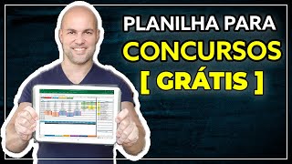 Baixar planilha de estudo para concursos gratuitamente [upl. by Trepur]