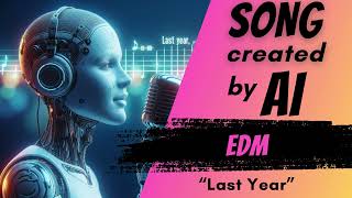 MUSIC created by AI  EDM  Song Last Year [upl. by Kris]