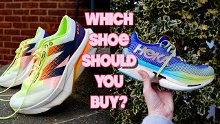 Which Shoe Should You Buy Hoka Cielo X1 vs New Balance SC Elite V4 [upl. by Uziel961]