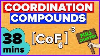 Coordination Compounds  Class 12  Full Chapter [upl. by Anelrats]