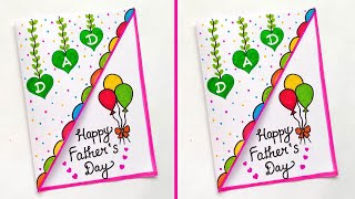 Fathers Day Greeting Card Ideas  Easy amp Cute Fathers Day Card  Happy Fathers Day Card 2024 [upl. by Brooks620]