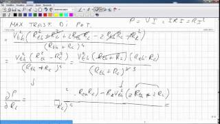 elettrotecnica parte 40massimo trasferimento di potenza [upl. by Ahsienel]