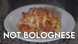 Handmade Meat Sauce Pasta  NOT BOLOGNESE  Naan Central [upl. by Droc]