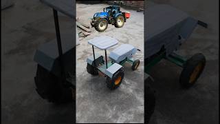 Making homemade electric tractor 🚜🚜dc remote rc big RKG [upl. by Ffej]