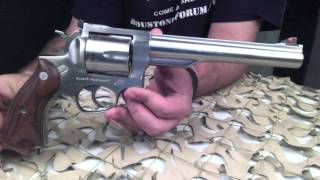 Ruger Redhawk 44 Magnum 75quot Target Stainless Revolver  Texas Gun Blog [upl. by Gereron]