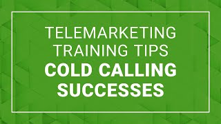 Telemarketing Training Tips  Cold Calling Success  Ford Saeks [upl. by Eaves]