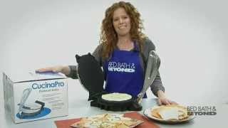 CucinaPro Flatbread Maker at Bed Bath amp Beyond [upl. by Gaulin46]