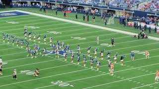 2022 Dallas Cowboys Cheerleaders pregame dance full field view 103022 [upl. by Aloeda]