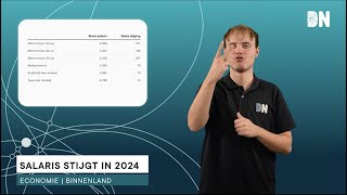 Salarissen stijgen in 2024 vooral mensen met minimumloon [upl. by Hukill]