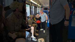 Confrontation on the Bus Military Impersonation Exposed Part 1shorts youtubeshorts [upl. by Olaznog]