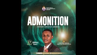 ADMONITION  PROPHET ABRAHAM ADEBAYO  17TH JULY 2024 [upl. by Mueller452]