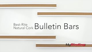 Best Rite Natural Cork Bulletin Bars [upl. by Eillek]