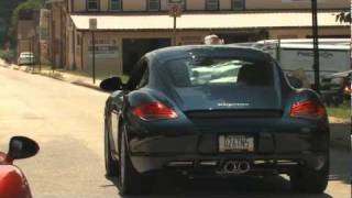 Porsche 9872 Cayman S 20092012  Fabspeed Maxflo Muffler  Revs and Driving [upl. by Mcadams]