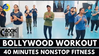 40 Minutes Nonstop Workout  Bollywood Zumba Style  Zumba Fitness With Unique Beats  Vivek Sir [upl. by Jerold]