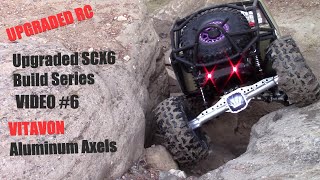 SCX6 Build Series Video 6 Installing Vitavon Axels with Limited Slip Diff Set [upl. by Sirdna369]