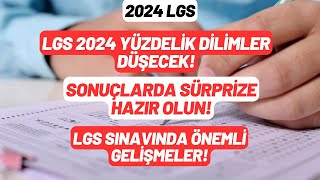 LGS yüzdelikleri düşecek 2024  Okul puanları ve yüzdelik dilimler nasıl olacak hangi yıla benzer [upl. by Nniuqal]