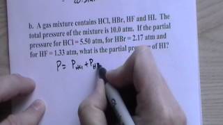 CHEM 1170 Lecture 047 Law of Partial Pressures [upl. by Anauqcaj]