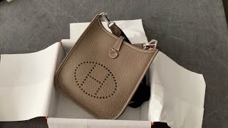 HERMES Unboxing Evelyne 16 TPM mon premier sac Hermès [upl. by Amron]