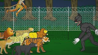 BIG CATS VS CARTOON CAT  ANIMATION [upl. by Nels]