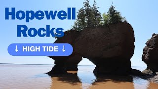 Hopewell Rocks at High Tide Witness the Majestic Bay of Fundy [upl. by Fifine47]