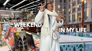 boston vlog  weekend in my life learning to ice skate making friends as an adult solo movie date [upl. by Geehan]