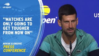 Novak Djokovic Press Conference  2023 US Open Round 4 [upl. by Patin179]