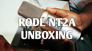 Rode NT2a Unboxing  My Newest Studio Member [upl. by Enelyt]