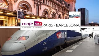 Paris To Barcelona in First Class 4K  Trip Guide  TGV en Première Classe [upl. by Selij]