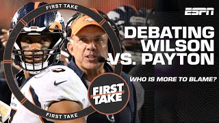 Russell Wilson vs Sean Payton Who is more to blame for the Denver Broncos 15 start  First Take [upl. by Mellicent]