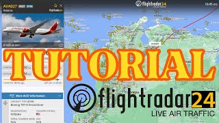 TUTORIAL FLIGHTRADAR24  ¿Gratis o paga [upl. by Limhaj]