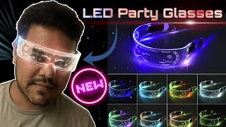 LED Party Glasses  LED cyber Glasses  Neon Glow Glasses [upl. by Aniehs]