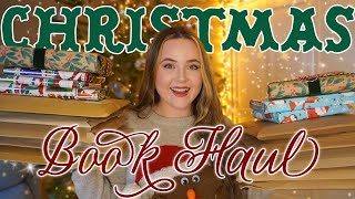 unwrapping my massive CHRISTMAS BOOK HAUL 🎄🎁 come unwrap all my christmas presents with me [upl. by Ahtnamys]