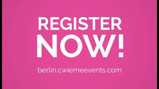 CWIEME Berlin 2024 Registration is Open [upl. by Yonah642]