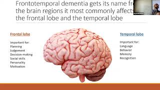 Frontotemporal Dementia What we know and what we want to know [upl. by Nahta]