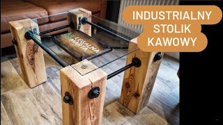 INDUSTRIALNY stolik kawowy  Industrial COFFEE TABLE [upl. by Mollee]