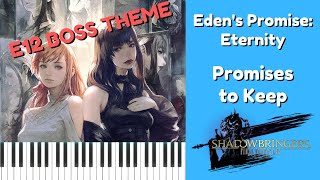 Edens Promise Eternity Promises to Keep  Final Fantasy XIV Shadowbringers Piano Tutorial [upl. by Aivle328]