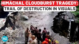 Himachal Cloudburst Flash Floods Fury Kills 11 50 Missing CM Pleads To Gods Amid Destruction [upl. by Larok]