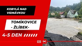 Povodeň 4  5 den Kobylá na Vidnávkou  Tomíkovice [upl. by Hcardahs]