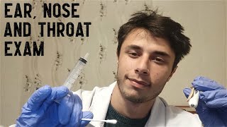 ASMR Ear Nose And Throat Exam With Dr Kenshi [upl. by Harihs]