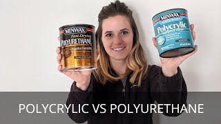 Polycrylic or Polyurethane How and When to Apply  This or That DIY  Wood Finishing Basics [upl. by Sigmund]