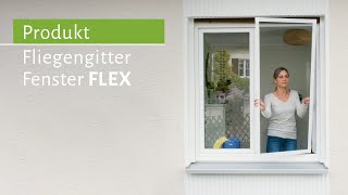 Fliegengitter Fenster FLEX – Der extra dünne Insektenschutz insektenstopnet [upl. by Netnerb]