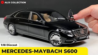 Unboxing of MercedesMaybach S600 118 Diecast Model Car by AUTOart 4K [upl. by Yvaht101]