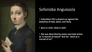 Who is She Sofonisba Anguissola [upl. by Lavelle]