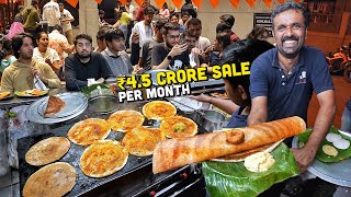 45 CR Monthly Street Food India 🇮🇳 Rameshwaram Cafe  Srinivasa Tiffin Center 😍 Desi Ghee Dosa [upl. by Nuahsed]