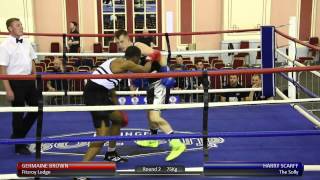 Haringey Box Cup QF  Germaine Brown vs Harry Scarff [upl. by Cosmo]