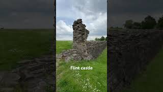 Flint castle flintshire  history of England in Malayalam historical places of UK shots 1 [upl. by Gan244]