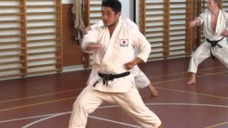 Kaisensei demonstrating kata Junro Godan [upl. by Guthrie]