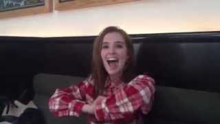 Zoey Deutch upon learning she got the lead in VampireAcademy [upl. by Rennerb]