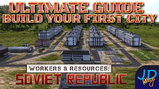 Ultimate Guide Building First City ⛏️ Updated 10 Easy to Realistic Mode ⚒️ Workers amp Resources [upl. by Naeloj538]